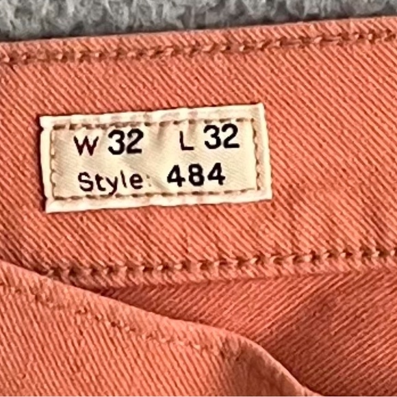 J. Crew 484 Slim-fit garment-dyed five-pocket pant Dusty Orange Sz 32x32 & 34x32 - Picture 5 of 12